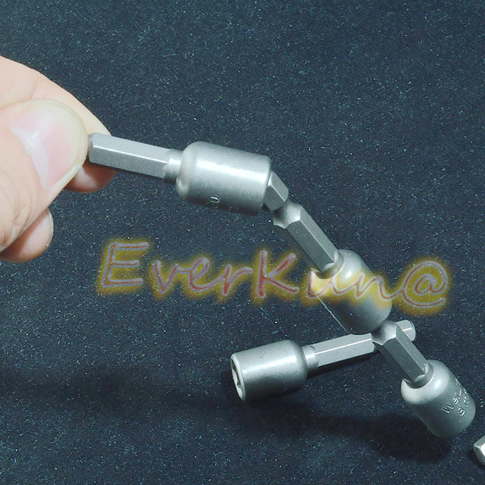 5/10 шт. Магнитный шуруповерт шестигранная гайка торцевой ключ 1/4 дюйма хвостовик