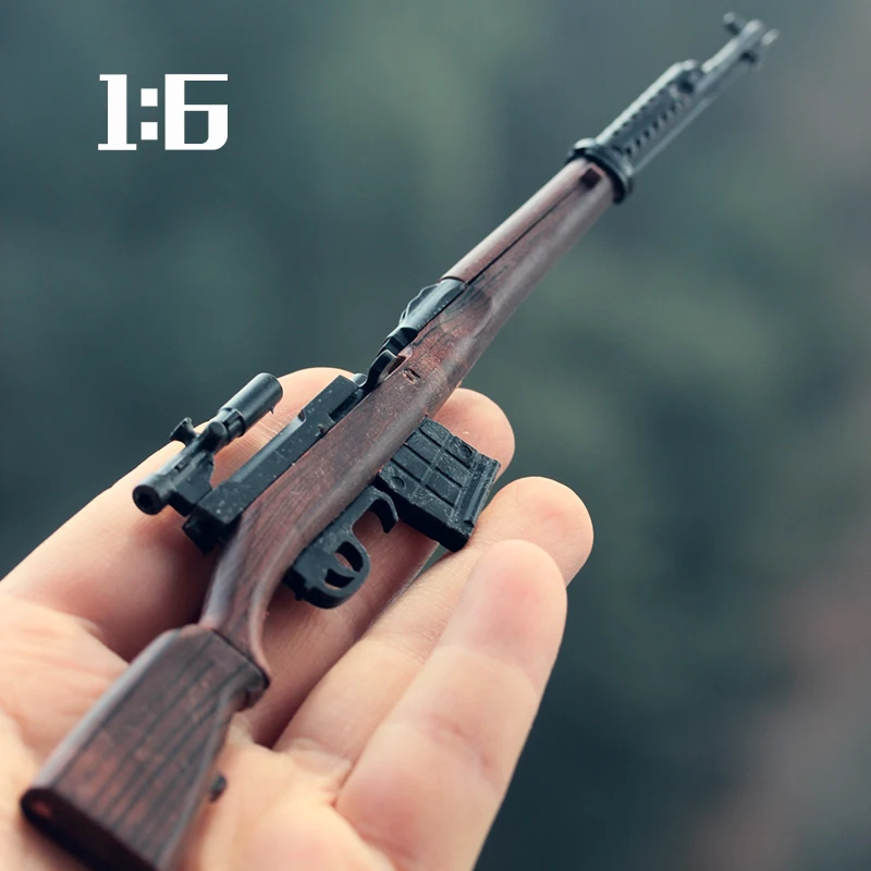 SVT40 1:6 пистолет модель пластик собрать оружие солдата для 1" фигурка 98 к G43 винтовка тип 38 крышка M200 снайперская винтовка игрушка для ролевых игр орнамент - Цвет: SVT40