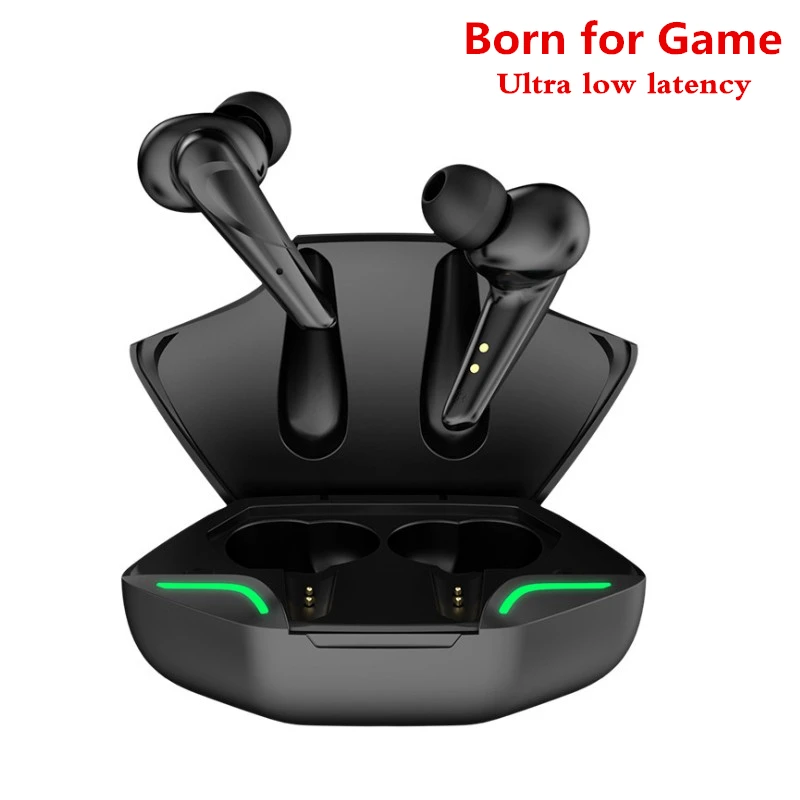 

Gaming Wireless Headphones Ultra Low Latency TWS Bluetooth 5.0 Earphone HiFi Stereo Game Headset with Microphone For iOS Android