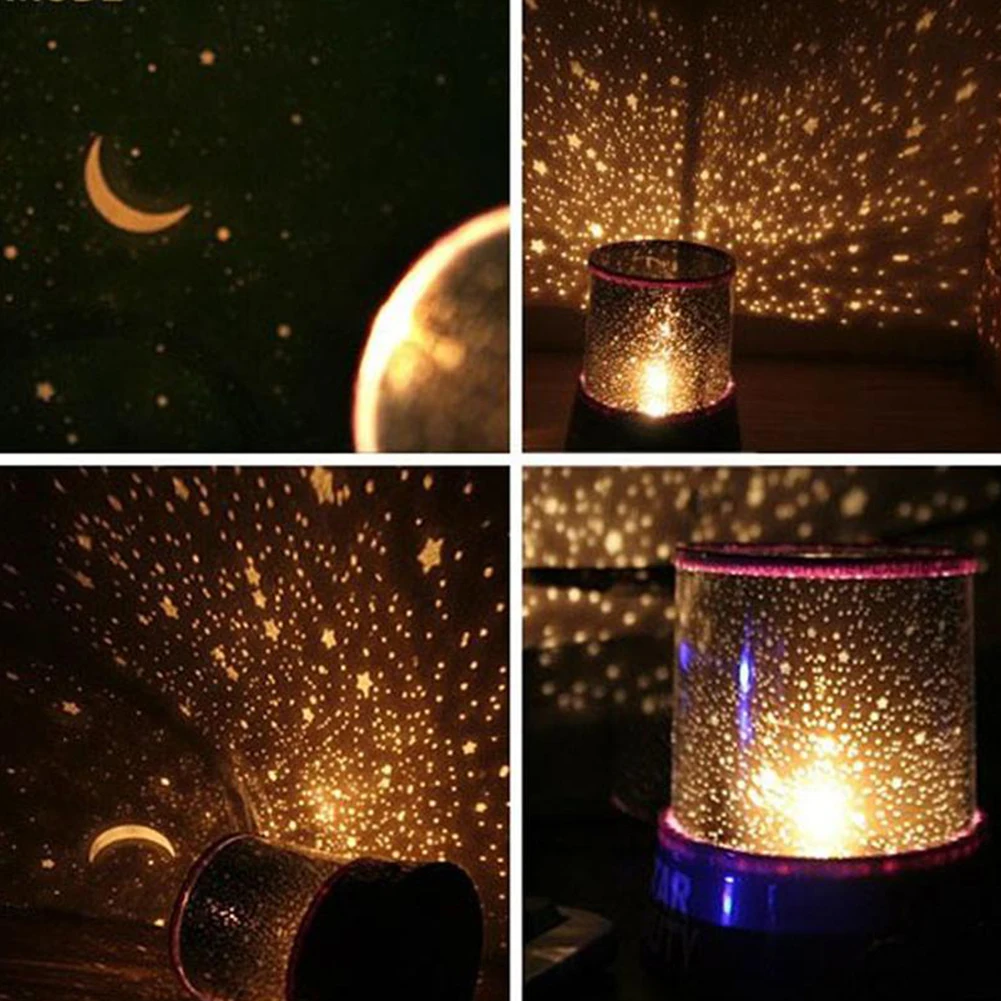 

Romantic LED Starry Night Sky Projector Lamp Star Light Novelty Lamp USB Lamp Night Light Good Night Table Lamp Kids Gifts