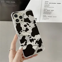 retro mirror splash ink cow print art japanese phone case for iphone 11 12 pro max xr xs max 7 8 plus 7plus case cute soft cover