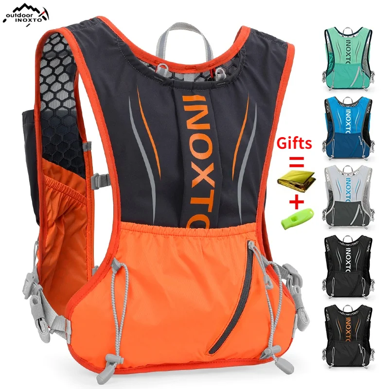 

INOXTO Men's Women's Outdoor Sports Backpack Marathon Moisturizing Vest, suitable for sharing, cycling, hiking and water sports