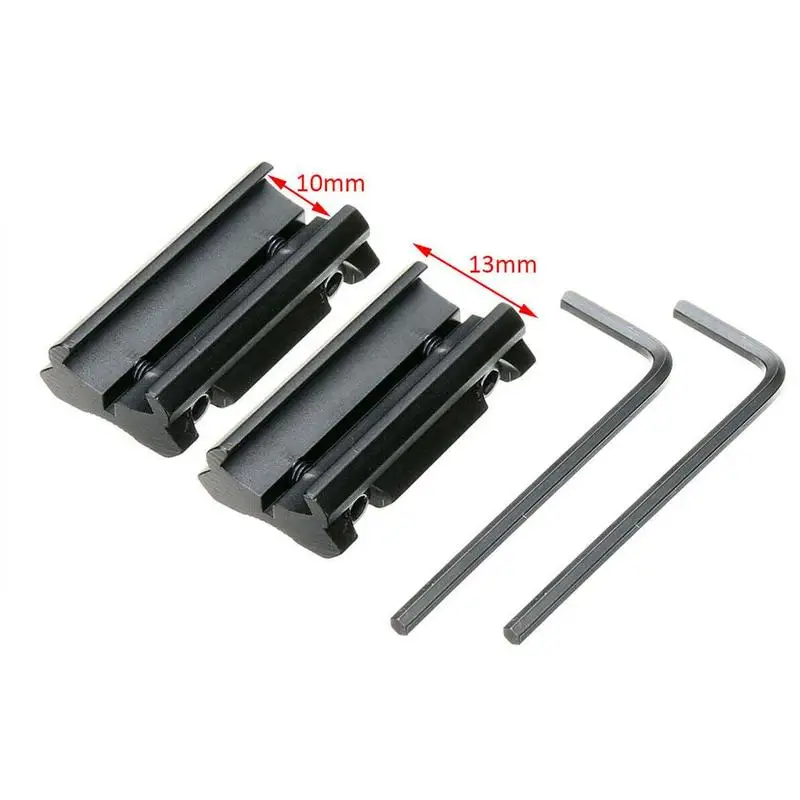 1 пара Picatinny / W 3/8 дюйма 11 мм ласточкин хвост до 7/8 20 Weaver Rail Mount Adapter New | Спорт и