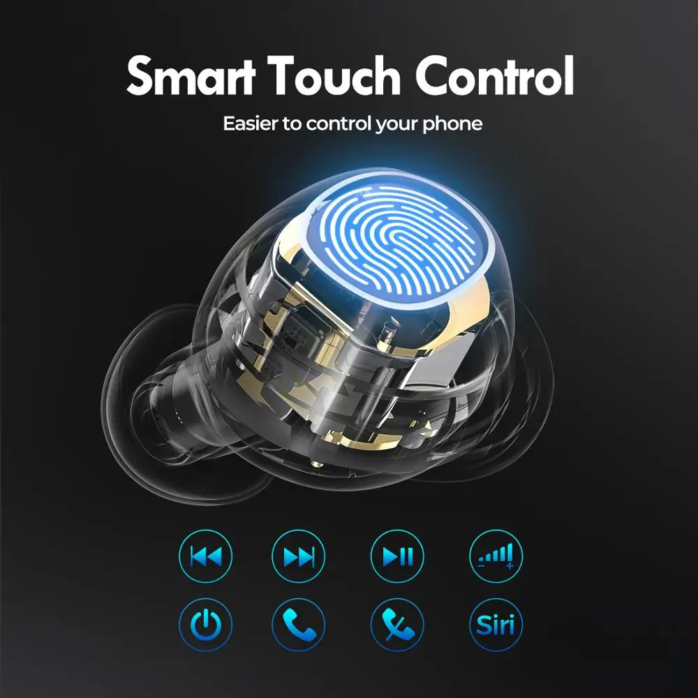 Mpow M30 плюс IPX7 Водонепроницаемый спортивные наушники с Bluetooth гарнитурой 5 0
