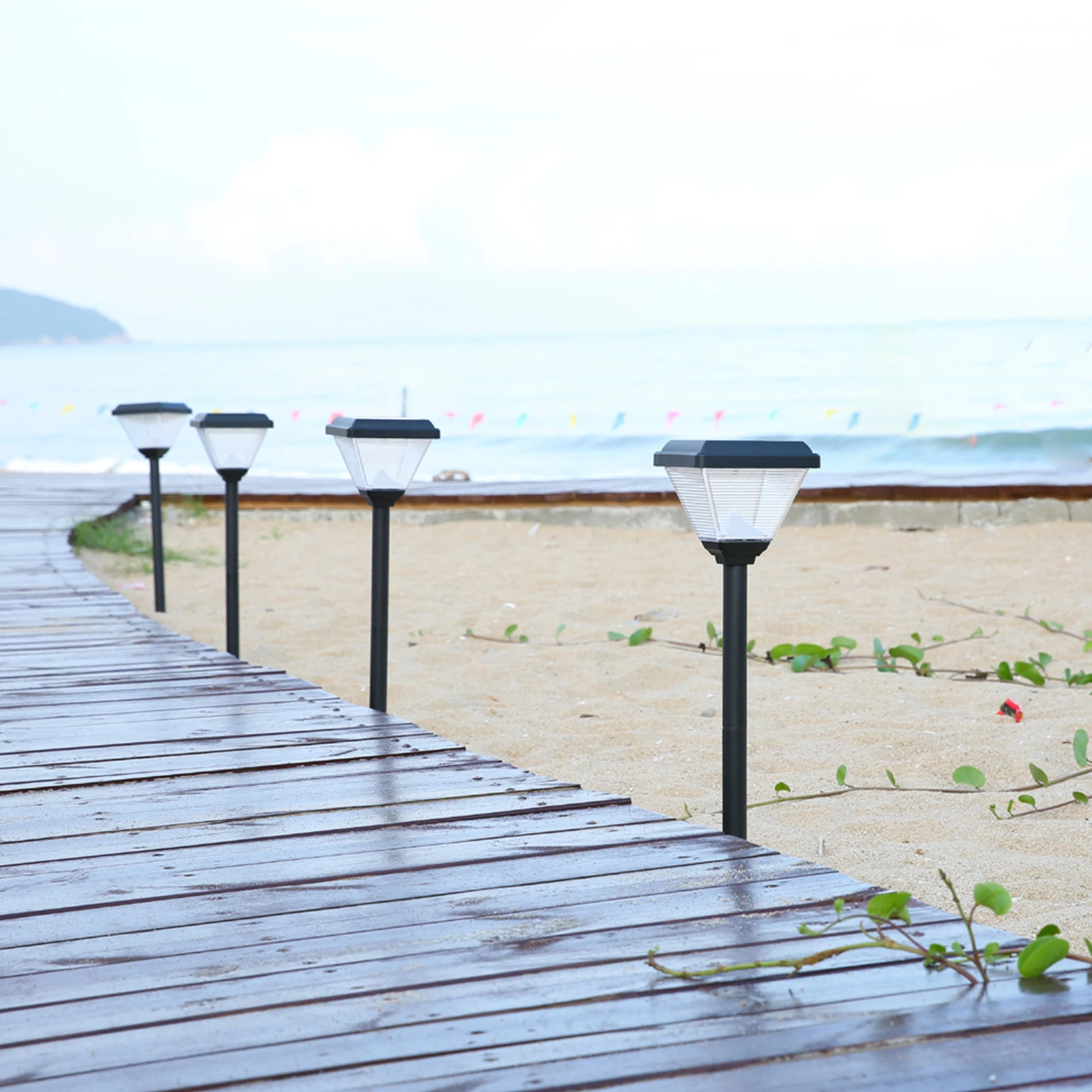 Светодиодный светильник на солнечной энергии традиционный садовый декоративный