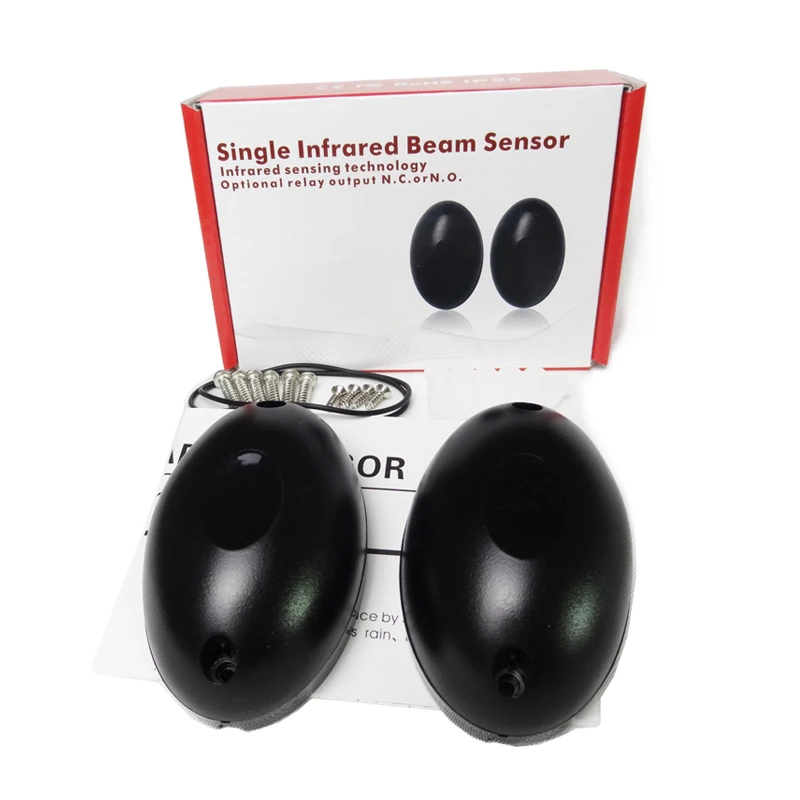 KINJOIN Newest Waterproof Active Photoelectric Single Beam Infrared Sensor Barrier Detector for Gate Door Window | Безопасность и