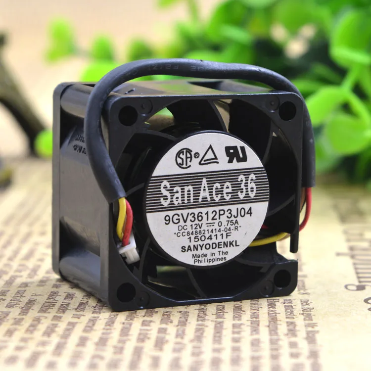 Новый 3 6 см 3628 3625 12V 0.75A 9GV3612P3J04 защиты электродвигателя Вентилятор охлаждения |
