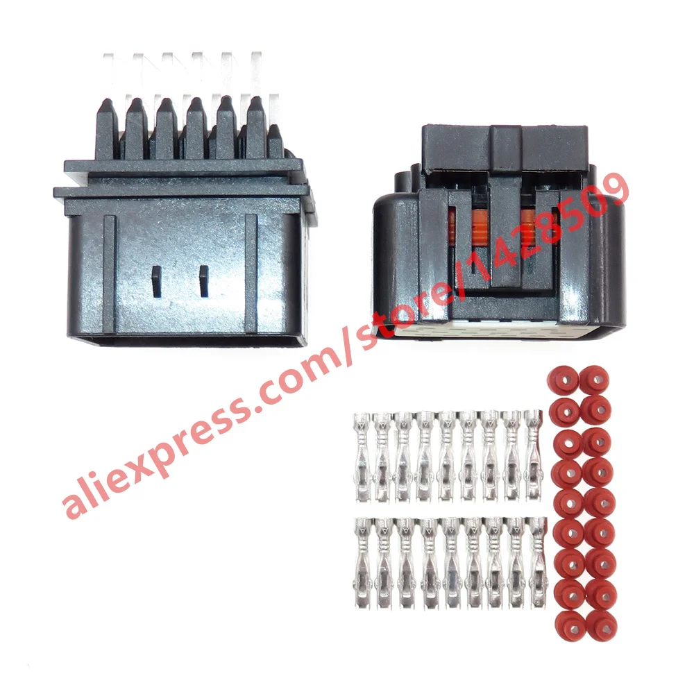 5 комплектов 18 Pin 344106-1 344107-1 гнездовой штекер из пластика Медь Way Tyco TE AMP
