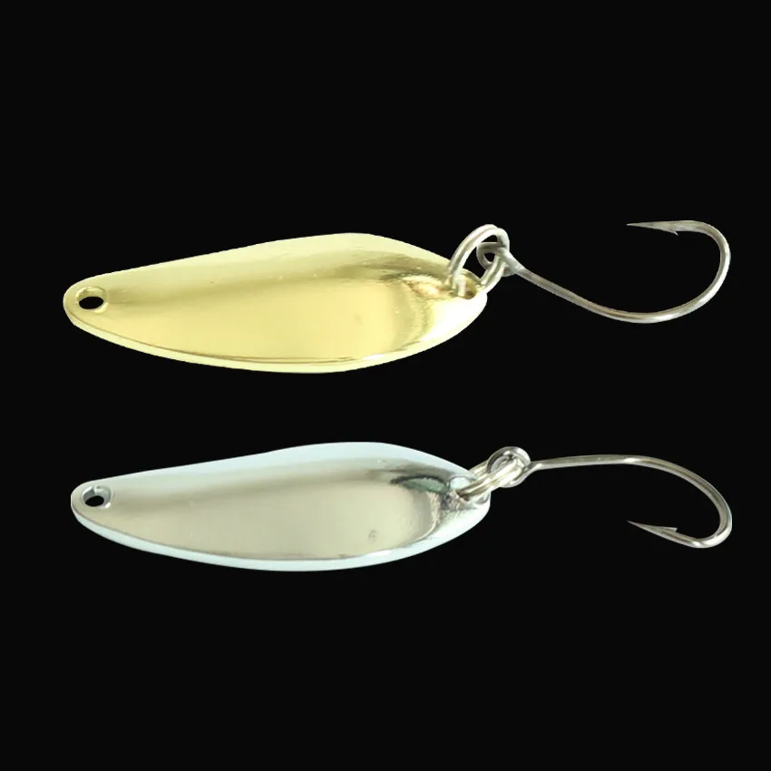 Дешевая рыболовная ложка 4 шт./лот 1. Искусственная кожа/2. металлическая приманка