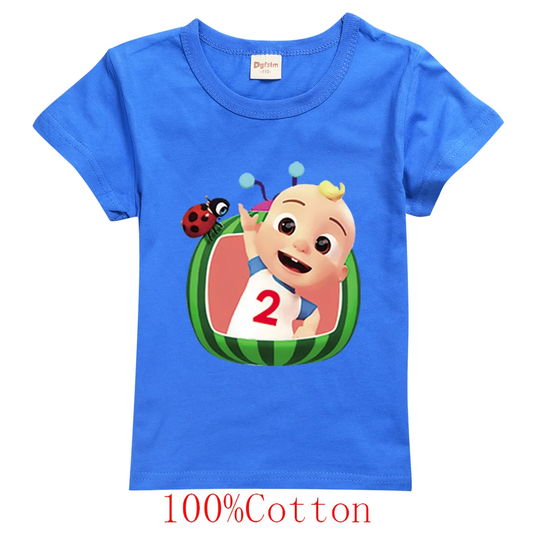 

2-16Y Kids Boy Cute Cocomelon JJ Print Clothes Children's Fashion Tshirt Baby Girls Short Sleeve Tops Unisex Cartoon T-shirts