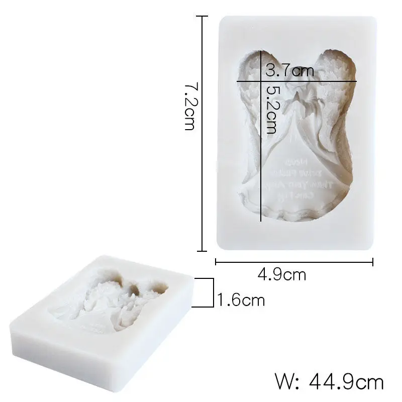 Форма для мыла ручной работы DIY силиконовая форма сердечко маленькая ангела