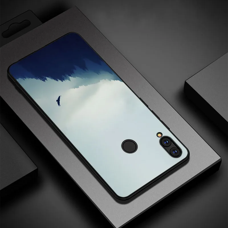 Case For huawei p30 p20 nova 2i 3 3e 3i 4 4e 5 5i Mate 30 20 10 lite y5 y6 y7 pro y9 prime 2019 Black Silicone Cover |