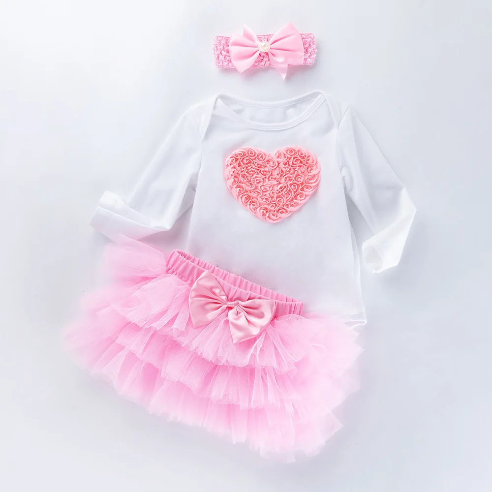 

Baby Girl 1 Year Birthday Dress Long Sleeve Spring Autumn Dress First Birthday Princess Dresses Toddler Girl Christening Clothes