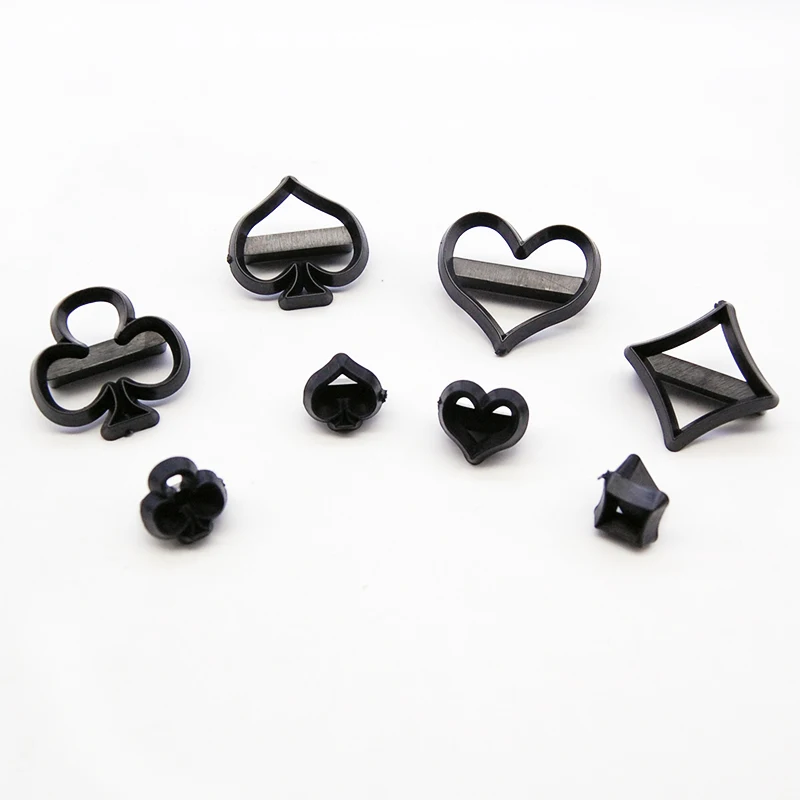 28 шт. пластиковая покерная карта резак для печенья сахарное ремесло помадки