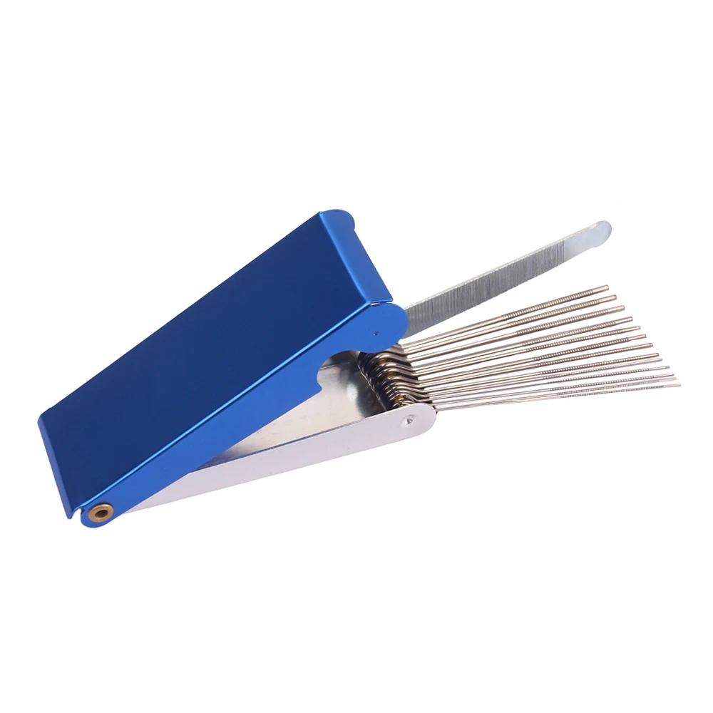 Набор гитарных файлов Luther Tools Box 13 Needle Filles 1 Flat File для басов Banjo Mandolin аксессуары