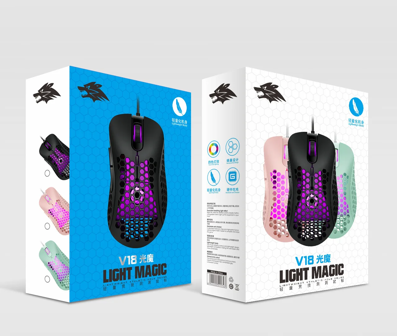 

Hardware Macro Game Free Drive Pressure Gun Mobile Game E-sports Game Mouse Notebook Desktop Gaming Mouse Gamer Laptops