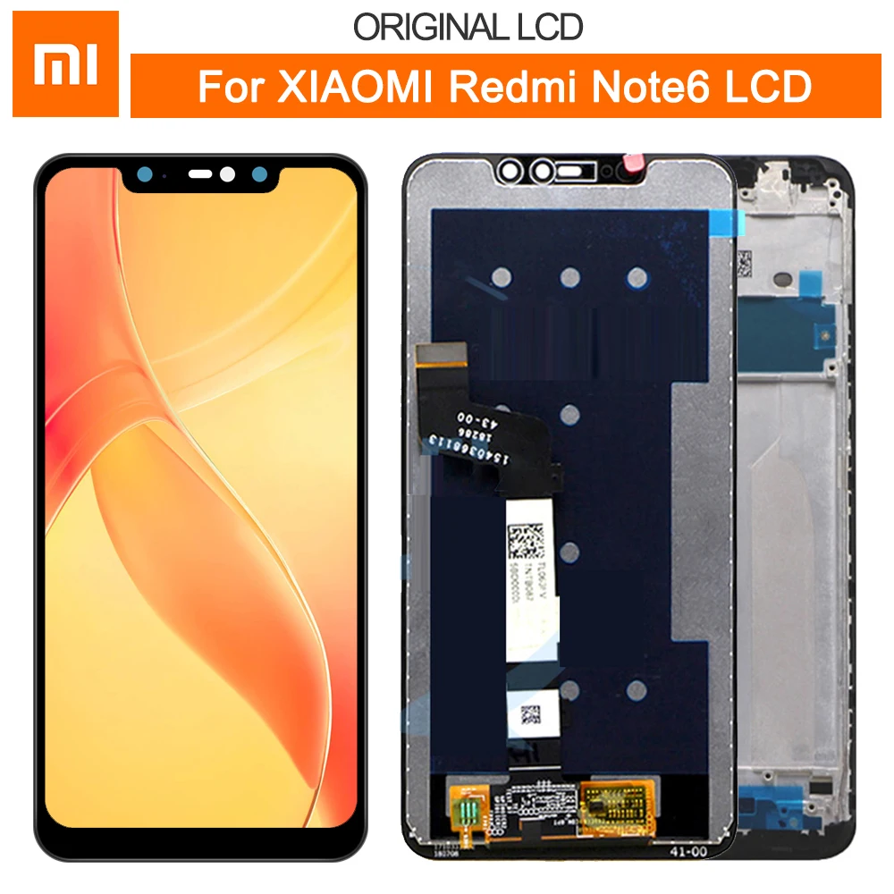 Для 5,8" Xiaomi Redmi Note 6 Pro ЖК-экран+ сенсорная панель дигитайзер Замена для Xiaomi A2 Lite lcd