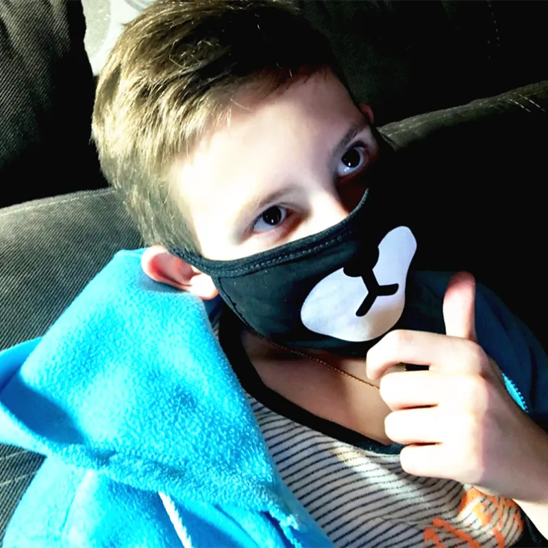 Светящаяся маска для вечерние НКИ на Хэллоуин Пылезащитная с узором вечеринки