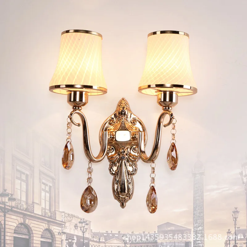 Современный хрустальный настенный светильник золотой бра s AC110V 220 V модный
