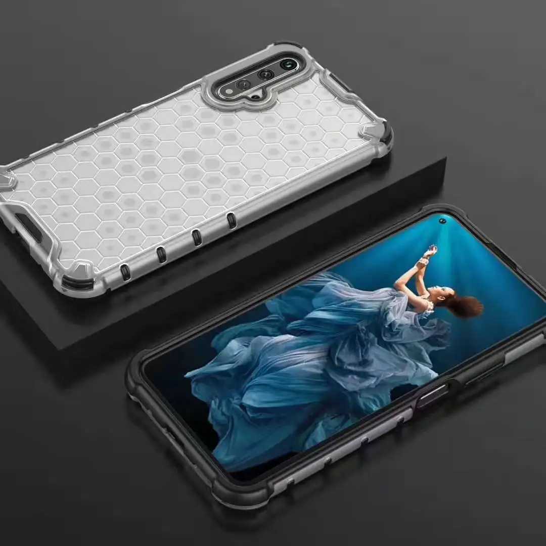 Для huawei Nova 5T чехол для телефона сотовый узор ударопрочный ТПУ PC Гибридный корпус для Honor 20