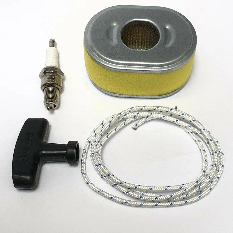4 Pcs Set Of Service Kit Air Filter Spark Plug Pull Handle Cord Fits For Honda GX110 GX120 | Инструменты