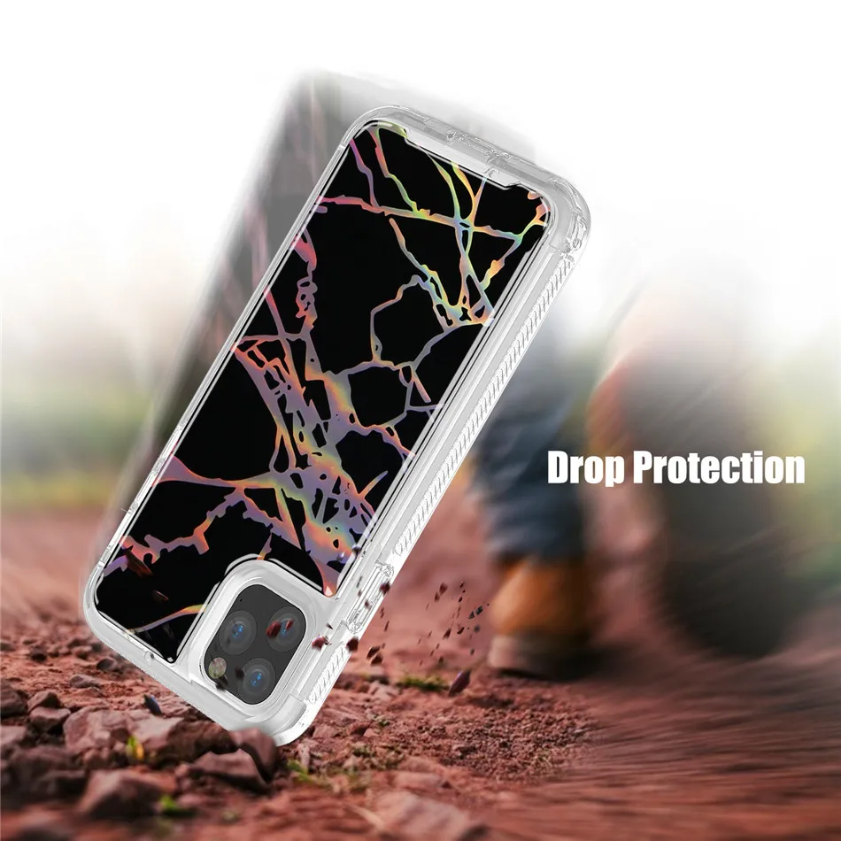 Чехол для iPhone 11 Pro Max 6 5 2019 версия гибридный чехол с защитой от падения мраморный