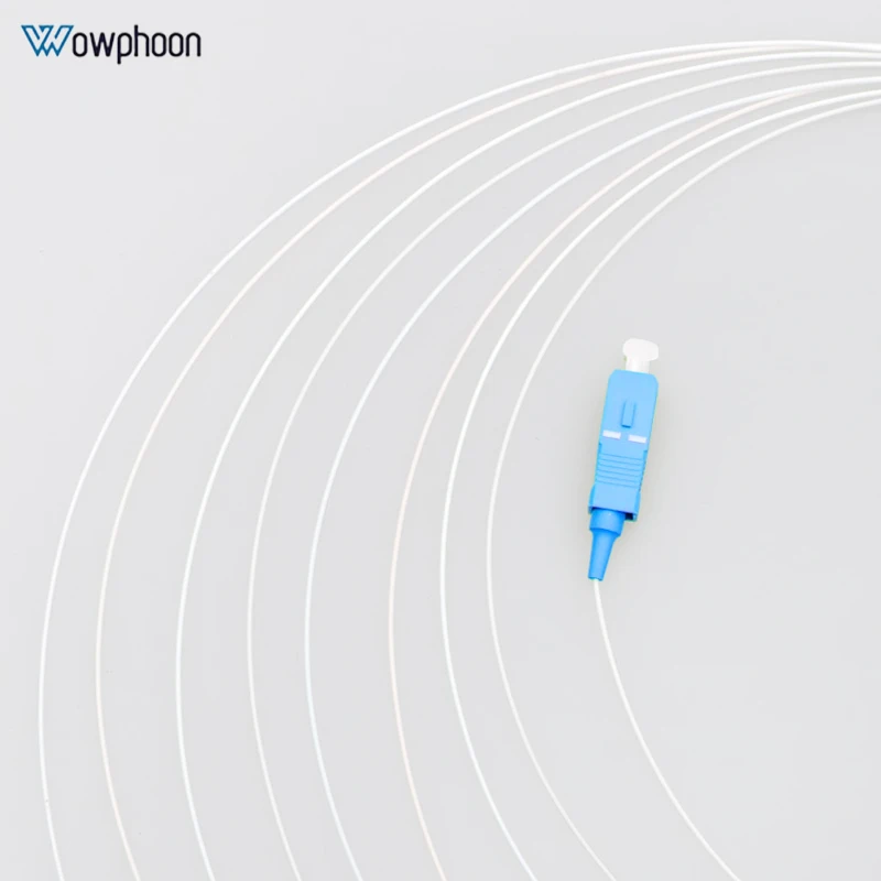 20PCS 1x2 1x4 1x8 1x16 SC APC fiber optic plc splitter steel tube cable 2 way 4way 8 way optical PLC splitter