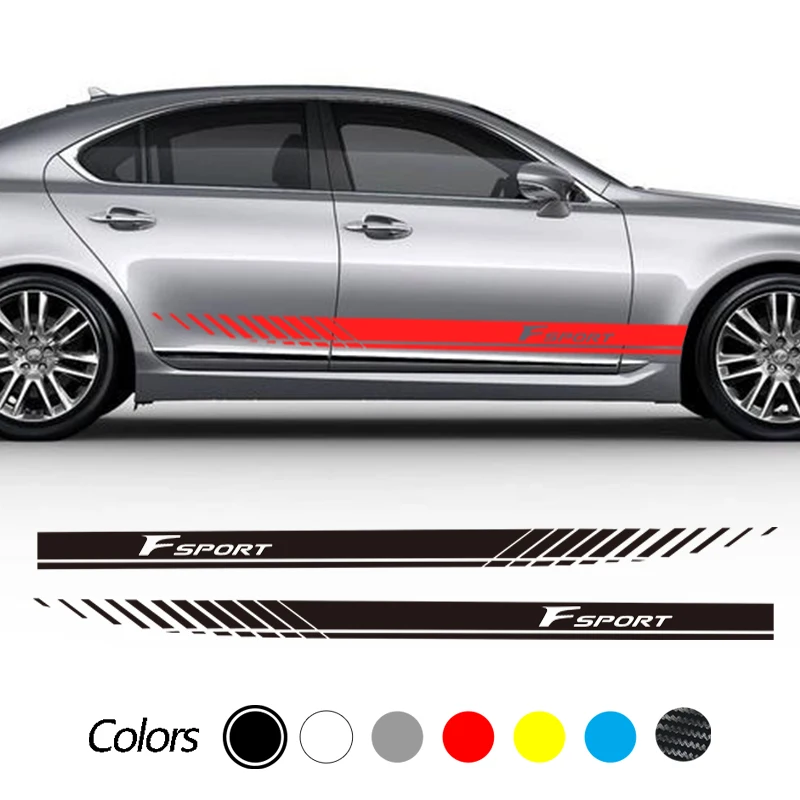 Автомобильные боковые наклейки для Lexus IS250 IS300 IS350 ES350 ES300h GS300 GS350 GS430 LS430 RC350 CT200h