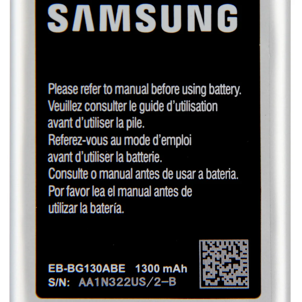 Оригинальный сменный аккумулятор Samsung EB-BG130ABE для Galaxy Star Pro 2 Star2 G130 аутентичный