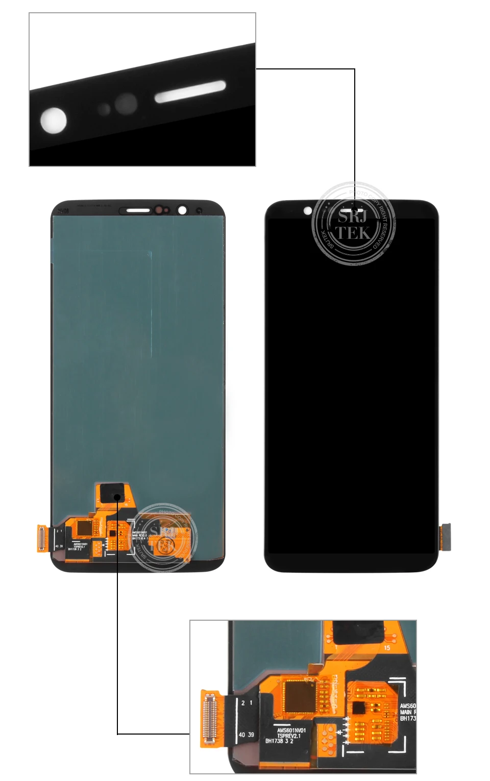 6,01 дюймов OEM Amoled lcd для Oneplus 5T дисплей сенсорный экран дигитайзер Замена для OnePlus 5T lcd дисплей One Plus 1+ A5010
