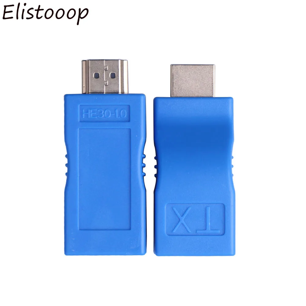 4K HDMI-совместимый удлинитель мини-порты RJ45 К HDMI-совместимому Over CAT 5e / 6 UTP LAN