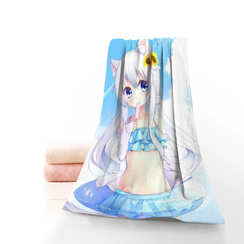 

HOT SALE Anime Girl Towels Microfiber Fabric Bath Towels Travel,Beach,FaceTowel Custom Creative Towel Size 35X75cm And 70X140cm