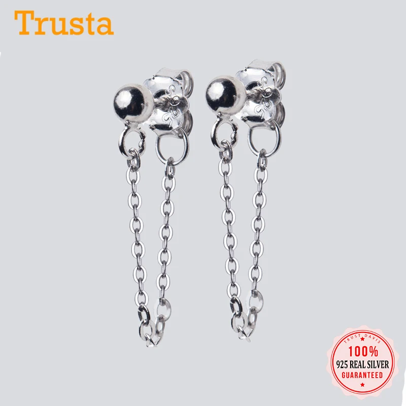 Женские и детские серьги-гвоздики Trustdavis однотонные ювелирные изделия из