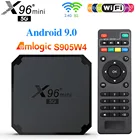 Все ТВ-приставки Smart IP tv box X96 mini 5G Android 9,0 4K TV BOX Amlogic S905W 1 + 8 Гб 2 + 16 Гб медиаплеер x96mini Europe телеприставка X96