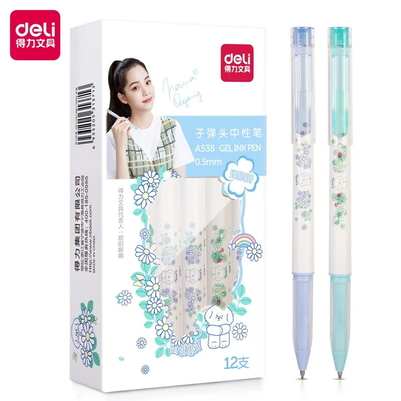 

0.5mm Bullet Point Black Gel Pen Signing Pen Signature Pen Student School Stationery Office Supplies Exam Writing Calligraphy