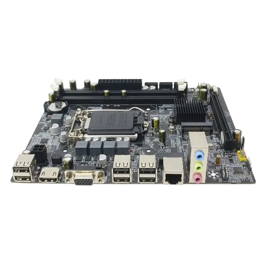 

LGA-1156 H55 DDR3 RAM 8GB(2X4GB) Desktop Computer Motherboard 6 Channel Mainboard LGA 1156