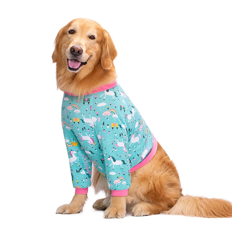 

Large dog clothes thin section medium and large dog elbow pads and golden retriever two-legged clothing