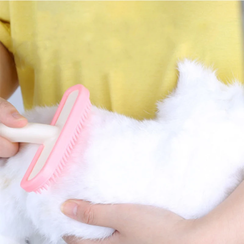 Силиконовая расческа для ухода за собакой купания Массажная щетка мытья волос