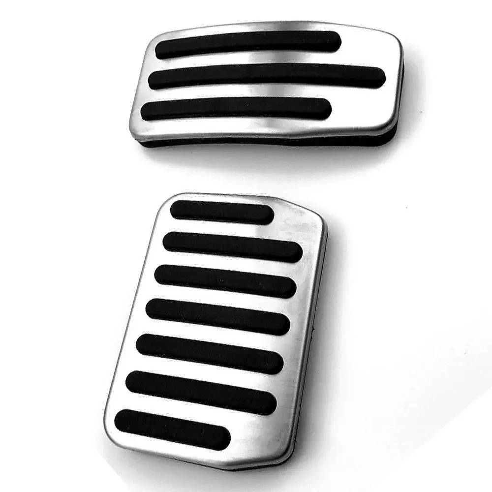 

2X Car Interior Throttle Brake Pedals Steel + Rubber Non-Slip For Tesla Model 3