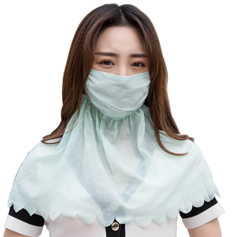 Новая летняя маска для лица с защитой от ультрафиолета защита шеи пыли дышащая