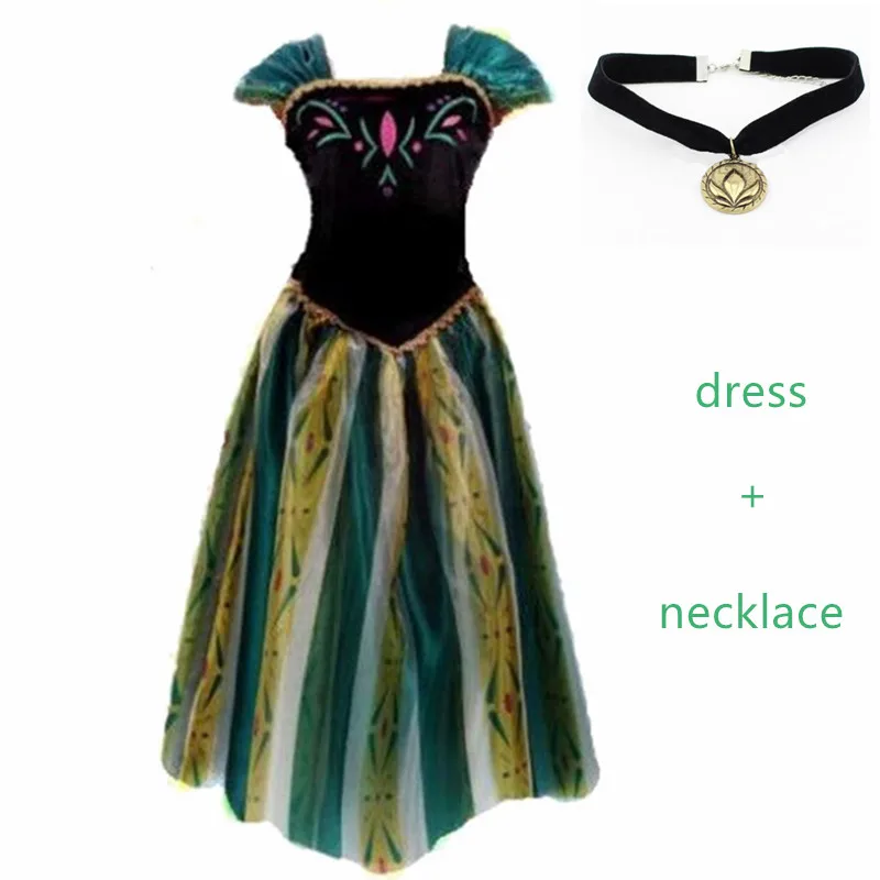 Карнавальный костюм Эльзы и Анны на день рождения модные вечерние Снежная