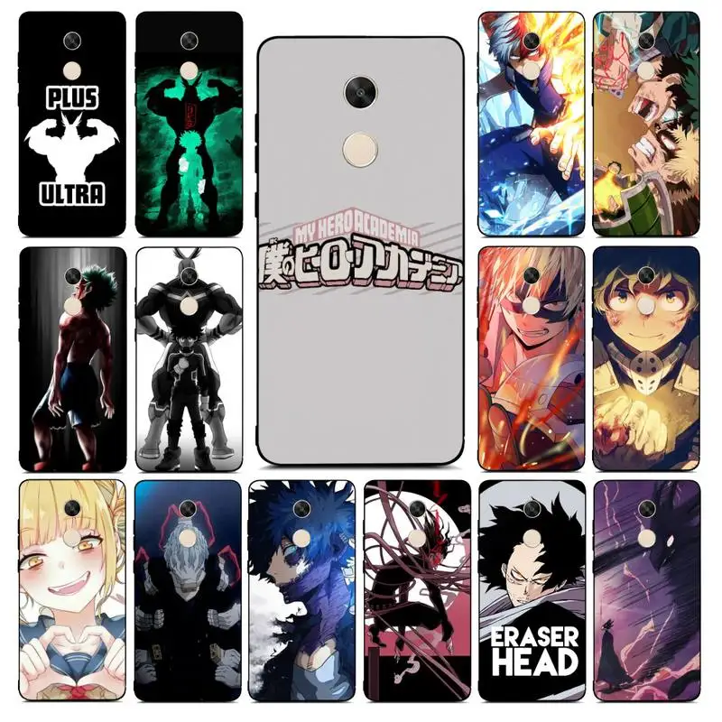 

MaiYaCa My Hero Academia Phone Case for Redmi Note 8 7 9 4 6 pro max T X 5A 3 10 lite pro