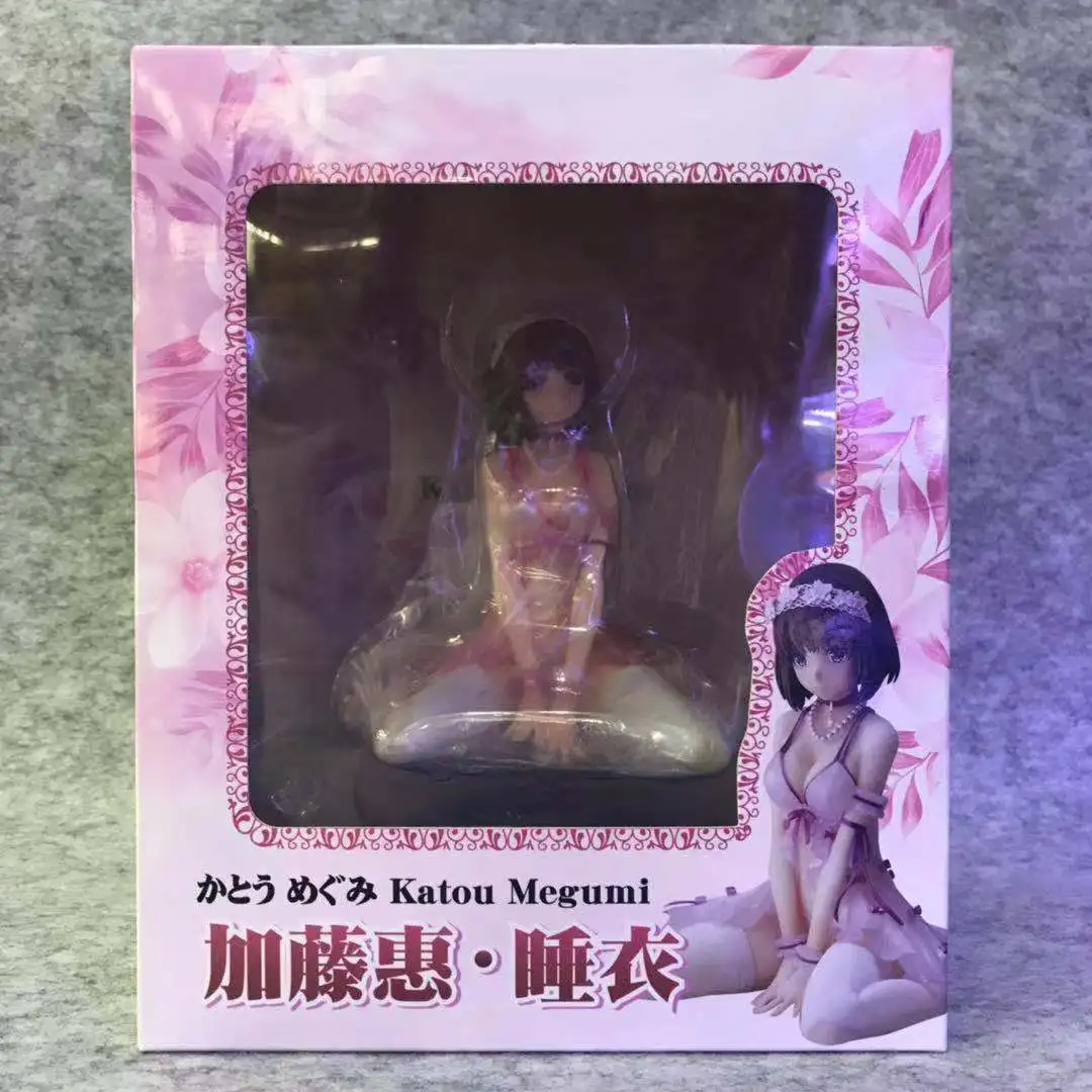 

Anime How to Raise a Boring Girlfriend Katou Megumi Pink Pajamas Ver. 1/7 Beautiful Statue Girls Figure Toys 13cm