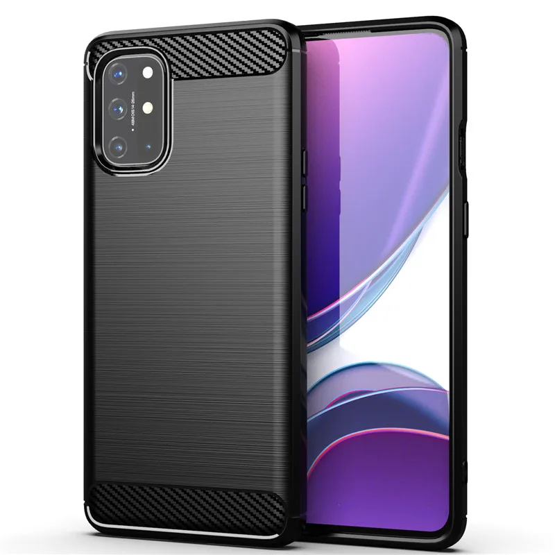 

Для Capa OnePlus 8T чехол для OnePlus 8T Nord 8 7 7T Pro 6T чехол из углеродного волокна Мягкий защитный чехол для телефона для OnePlus 8T