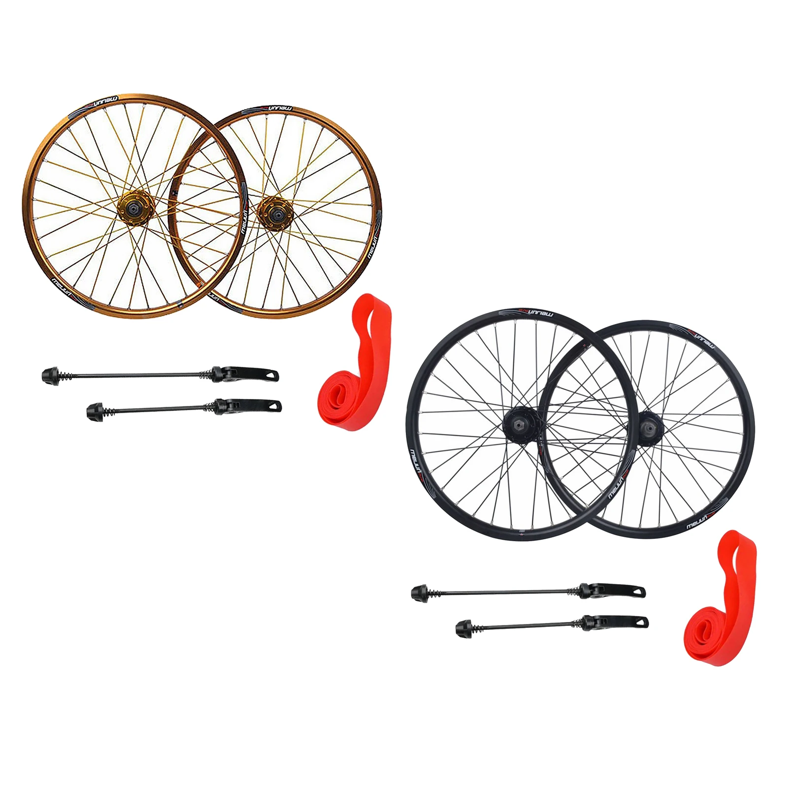 

20 inch 1.25-2.215 Folding Bike Wheel Bicycle Wheelset Schrader Valve 32H Hub Folded Bicycle Wheelset Repair Component