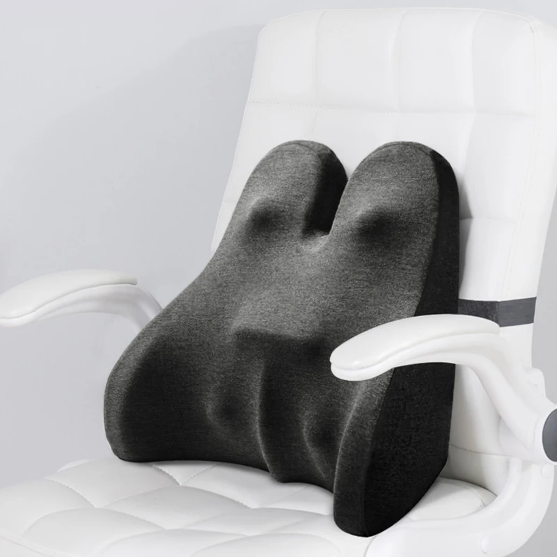 

Lumbar Support Cushion For Office Chair Memory Seat Back Waist Pillow Orthopedic Spine Coccyx Protector Pad Chair Back Support