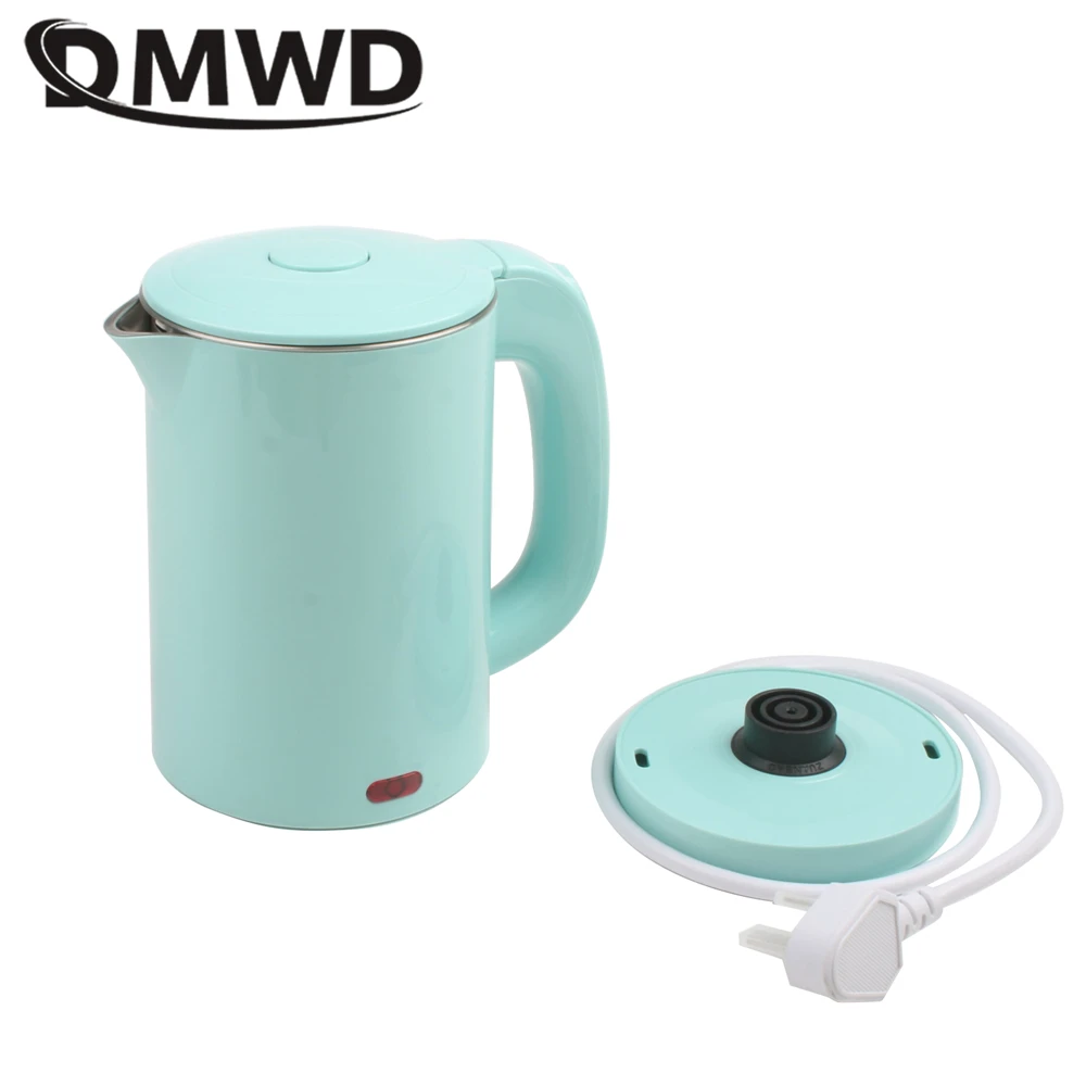 DMWD 0.6L мини-Электрический чайник электрический 110 В-220 В Бойлер Для Бизнес поездки электрический кувшин для воды 700 Вт с 3 в 1 универсальный разъем бытовая техника для кухни