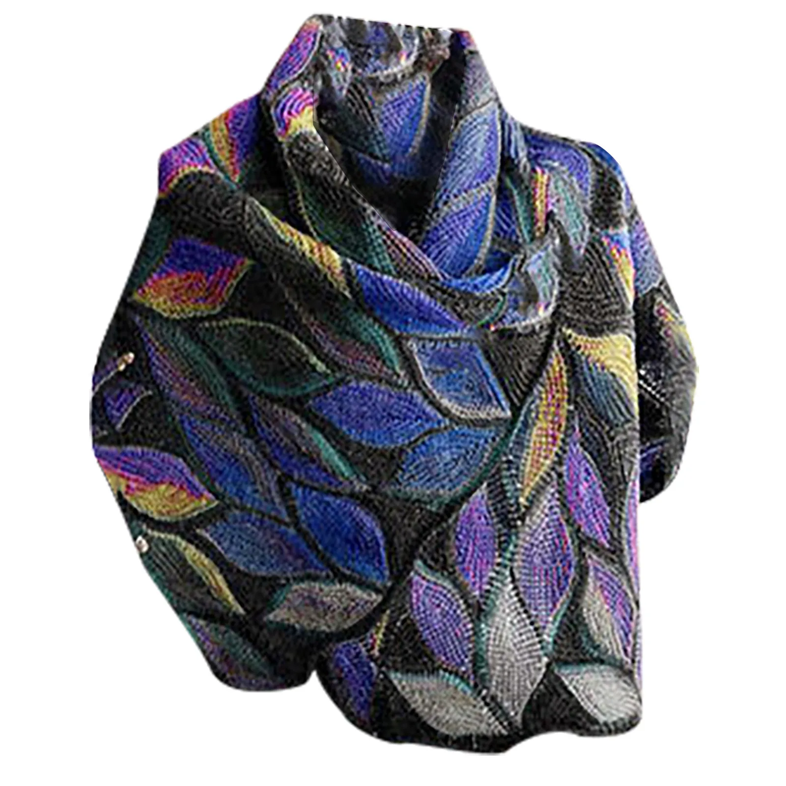 

2020 Women Colorful Cashmere Scarves Lady Winter Warm Thickened Soft Pashmina Shawls Wraps Female Knitted Wool Long Scarf @02