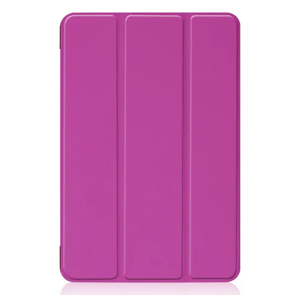 mini45 purple Высококачественный чехол для iPad Mini 4 Mini 5 из искусственной кожи, чехол с тройной подставкой, смарт-чехол для iPad Mini 5, чехол Funda - Цвет: mini45 purple