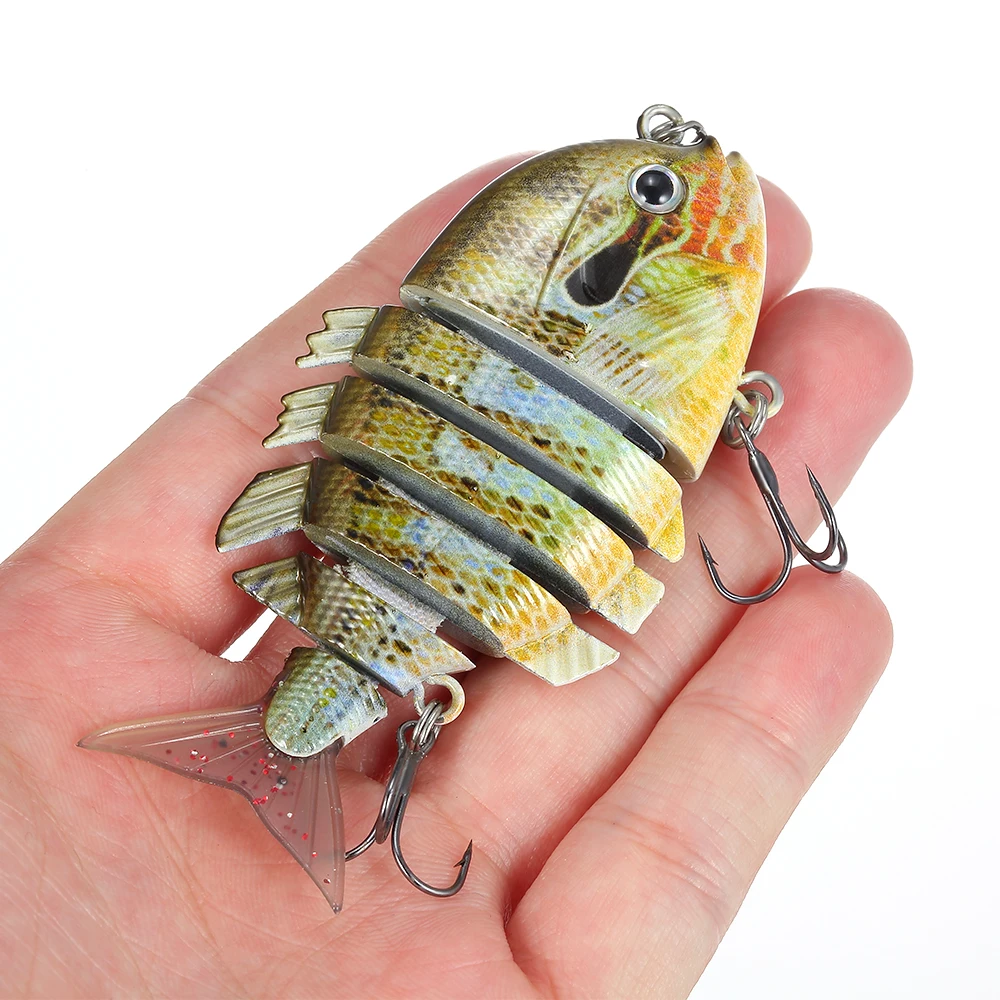 ILure рыболовная приманка 6 секций для рыбной ловли 8 см/14 г # хорошее качество крючок